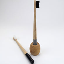 Load image into Gallery viewer, AT02 Natural Eco Friendly Biodegradable Vegan Organic Charcoal Manual Bamboo Toothbrushes
