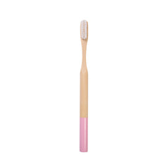 Load image into Gallery viewer, AT01 Eco-friendly round handle medium bristle manual bamboo toothbrushes