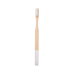 Load image into Gallery viewer, AT01 Eco-friendly round handle medium bristle manual bamboo toothbrushes