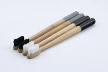 Load image into Gallery viewer, AT02 Natural Eco Friendly Biodegradable Vegan Organic Charcoal Manual Bamboo Toothbrushes
