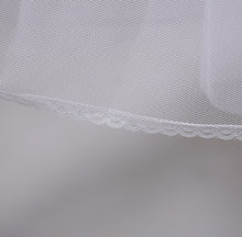 Load image into Gallery viewer, Girls Long A-line Tulle Lace Underskirt Hoopless Petticoat Slips (31.4 inches)
