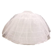 Load image into Gallery viewer, Long Tulle Ball Gown Quinceanera Wedding Dress Petticoat Slips PW17
