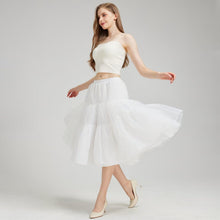 Load image into Gallery viewer, Women A-line Petticoat Skirt for Wedding Dress JP03
