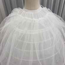 Load image into Gallery viewer, Long Tulle Ball Gown Quinceanera Wedding Dress Petticoat Slips PW17
