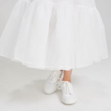 Load image into Gallery viewer, Long Hoopless Crinoline Underskirt Slips Petticoat Skirt for Girls Under Flower Dress JP01
