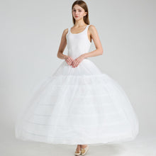 Load image into Gallery viewer, Long Tulle Ball Gown Quinceanera Wedding Dress Petticoat Slips PW17
