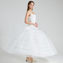 Load image into Gallery viewer, Long Tulle Ball Gown Quinceanera Wedding Dress Petticoat Slips PW17
