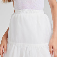 Load image into Gallery viewer, Long Hoopless Crinoline Underskirt Slips Petticoat Skirt for Girls Under Flower Dress JP01
