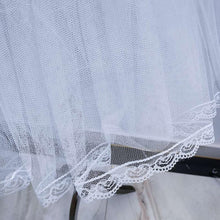 Load image into Gallery viewer, Tulle Petticoat Mini Underskirt with Lace Trim Short Hoopless Crinoline
