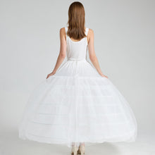 Load image into Gallery viewer, Long Tulle Ball Gown Quinceanera Wedding Dress Petticoat Slips PW17
