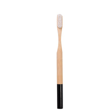 Load image into Gallery viewer, AT01 Eco-friendly round handle medium bristle manual bamboo toothbrushes
