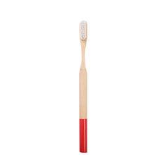 Load image into Gallery viewer, AT01 Eco-friendly round handle medium bristle manual bamboo toothbrushes
