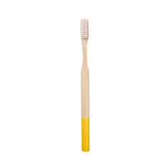 Load image into Gallery viewer, AT01 Eco-friendly round handle medium bristle manual bamboo toothbrushes
